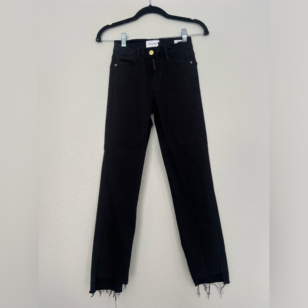 FRAME le high straight pants